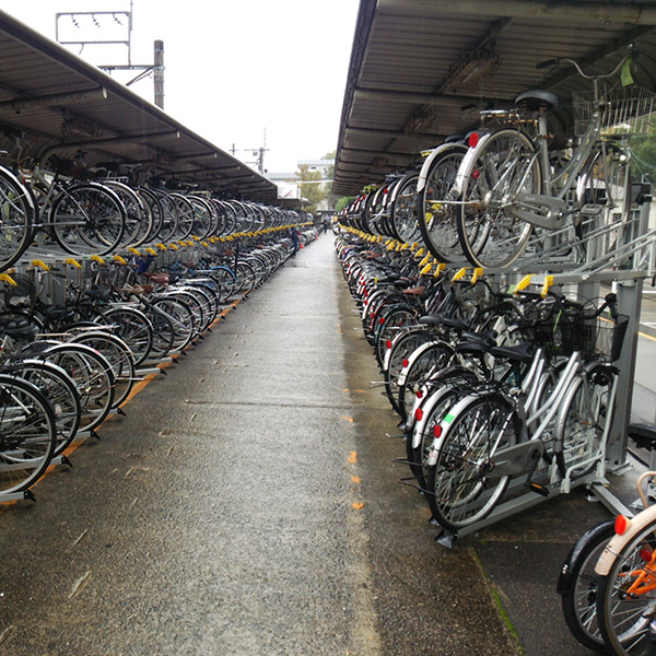 Rangement des vélos pour les espaces étroits